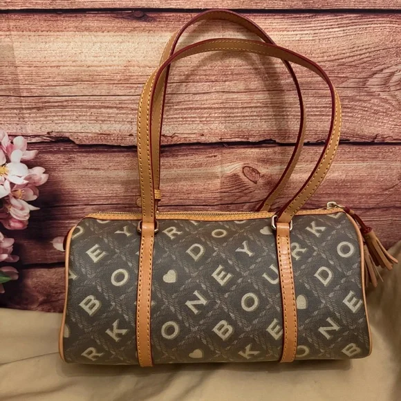 Dooney & Bourke Barrel Bag with Monogram - Picture 2 of 9